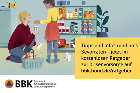 Infografik zum Ratgeber zur Krisenvorsorge