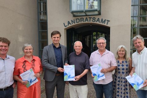 v.l.n.r.: Stefan Basel, Claudia Brackmeyer, Zeno Danner, Harry Fuchs, Norbert Eckert, Barbara Hanke-Hassel, Reinhard Zedler