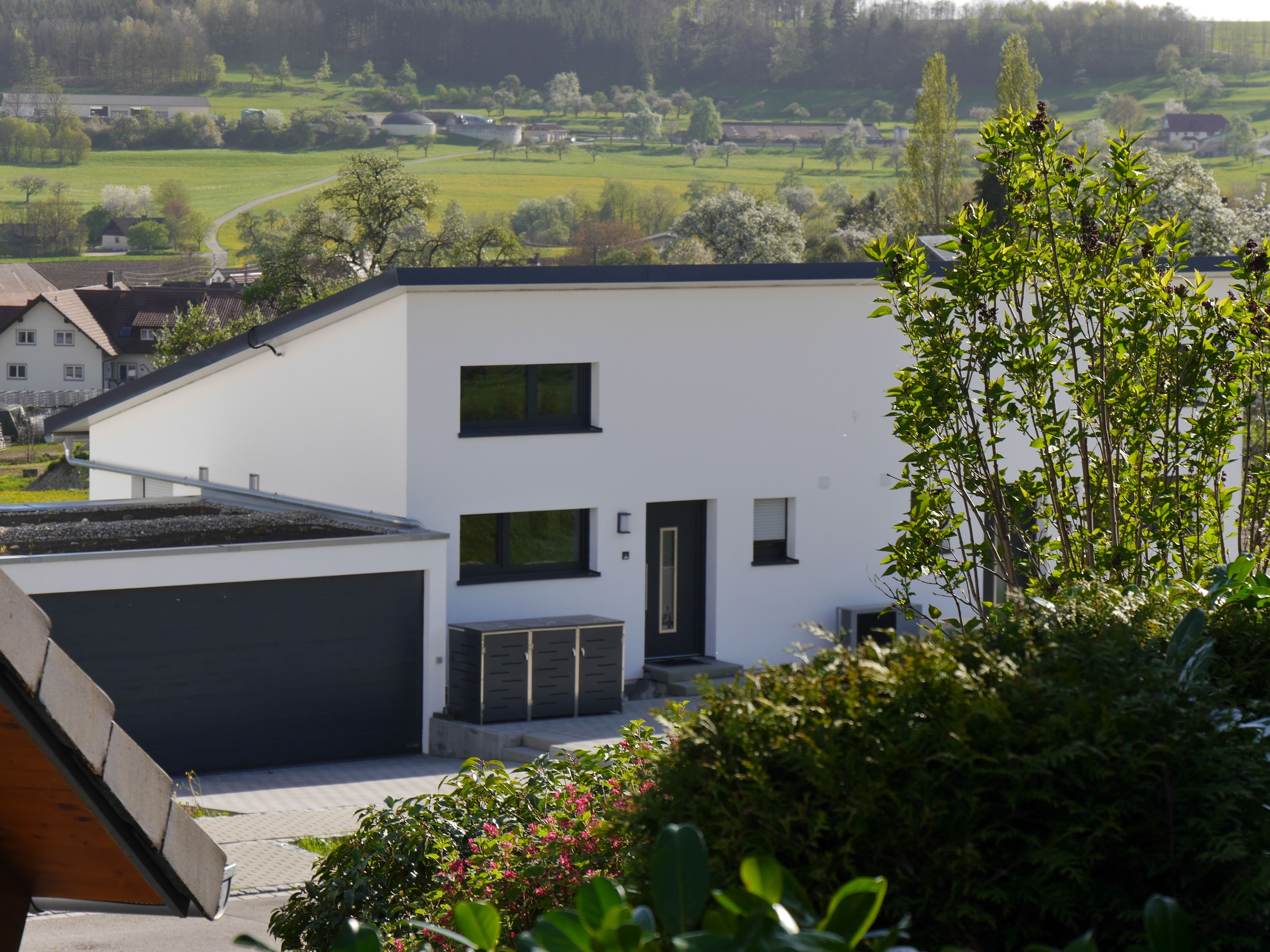 Auf dem Bild sehen Sie die Außenansicht der Ferienwohnung 