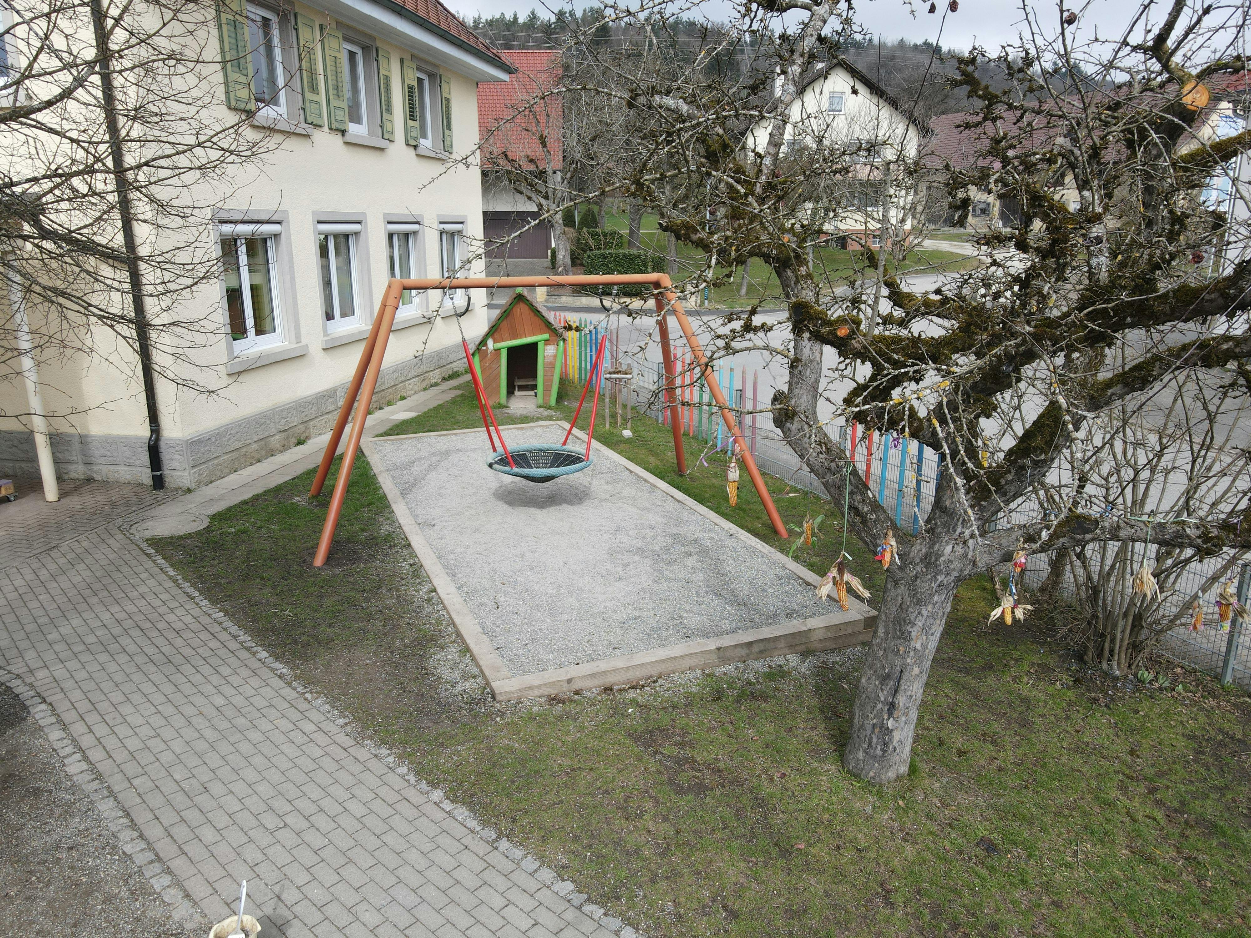 Außenbereich des Kindergarten Heudorf