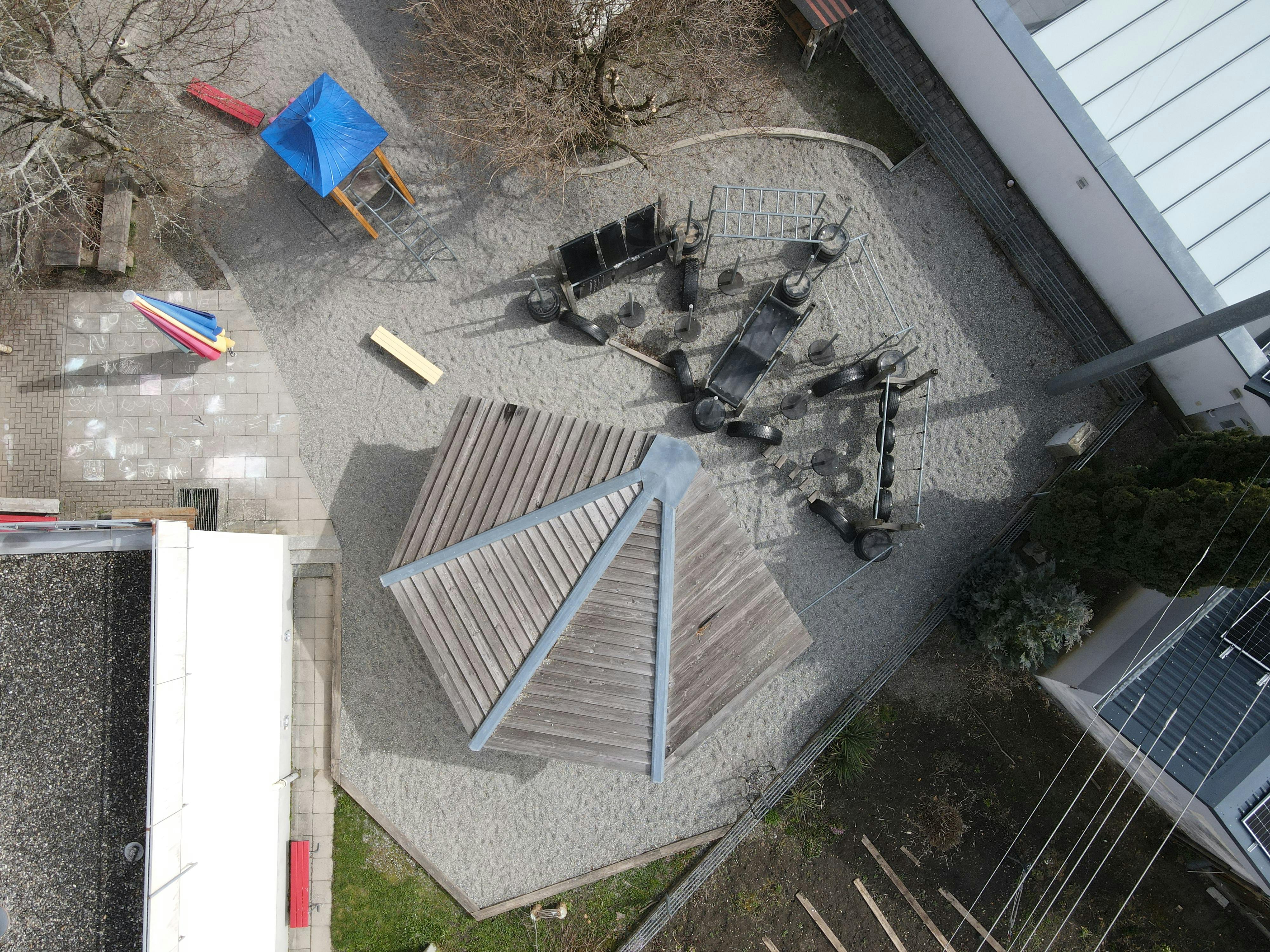 Außenbereich des Kindergarten Heudorf